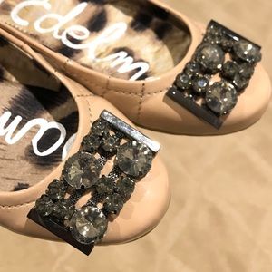 Sam Edelman Embellished Nude Flats